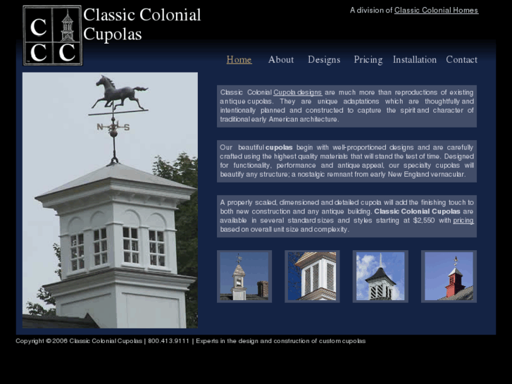 www.classiccolonialcupolas.com