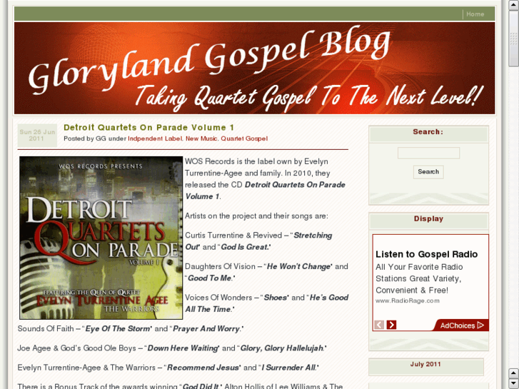 www.glorylandgospelblog.com