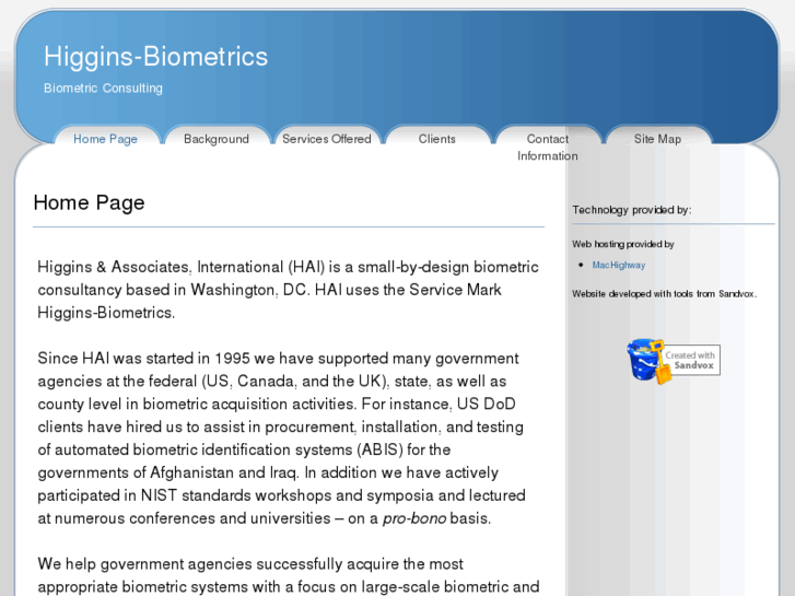 www.higgins-biometrics.com