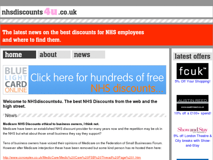 www.nhsdiscounts4u.co.uk