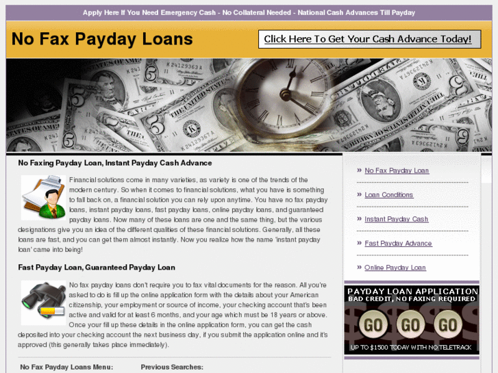 www.nofaxinstantpaydayloans.com