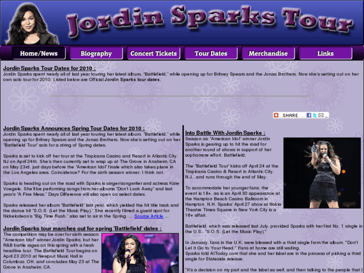 www.jordinsparkstour.com