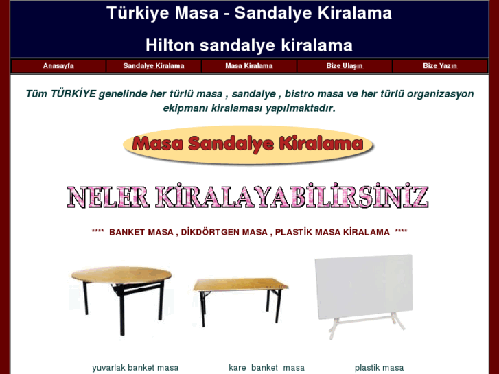 www.masasandalyekiralama.com