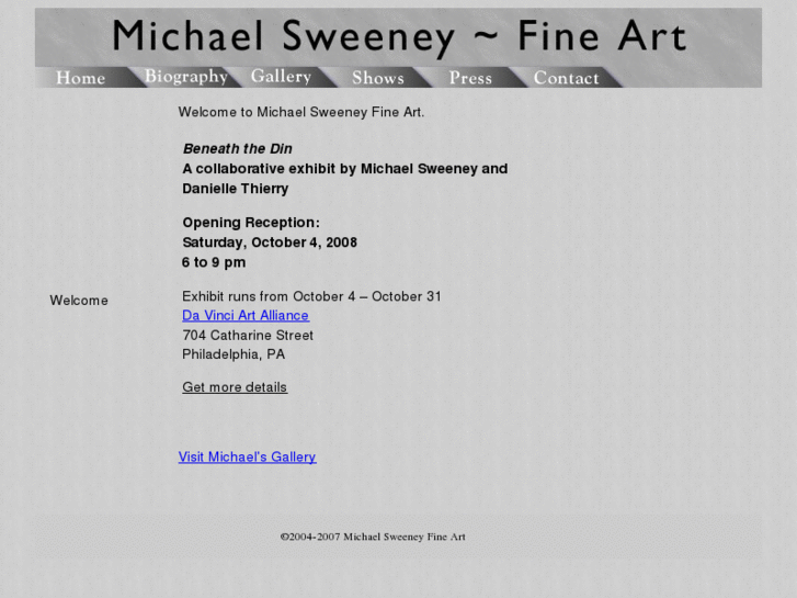 www.michaelsweeneyfineart.com