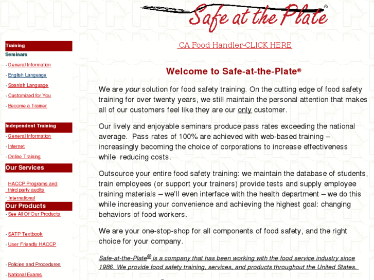 www.safeattheplate.com