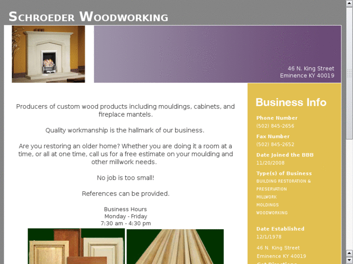 www.schroederwoodworking.com