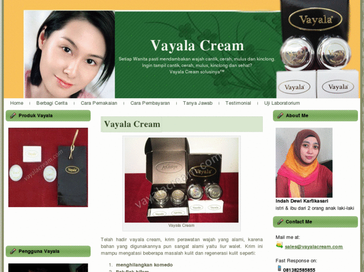 www.vayalacream.com