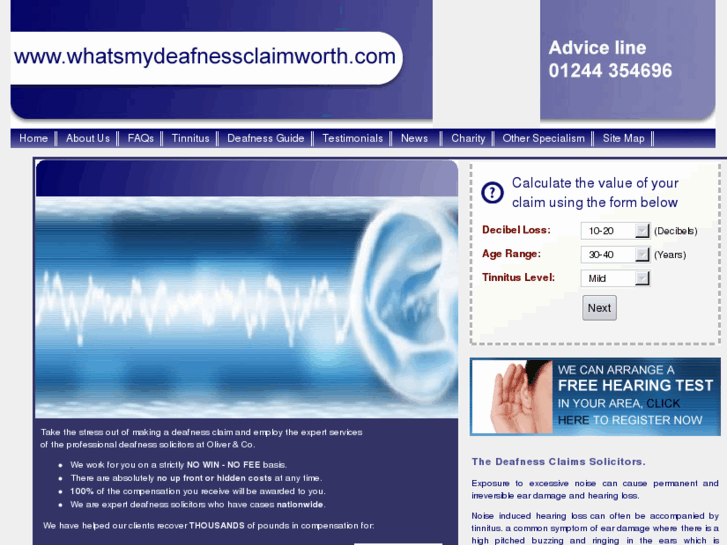 www.whatsmydeafnessclaimworth.com