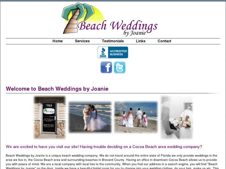 www.beachweddingsbyjoanie.com