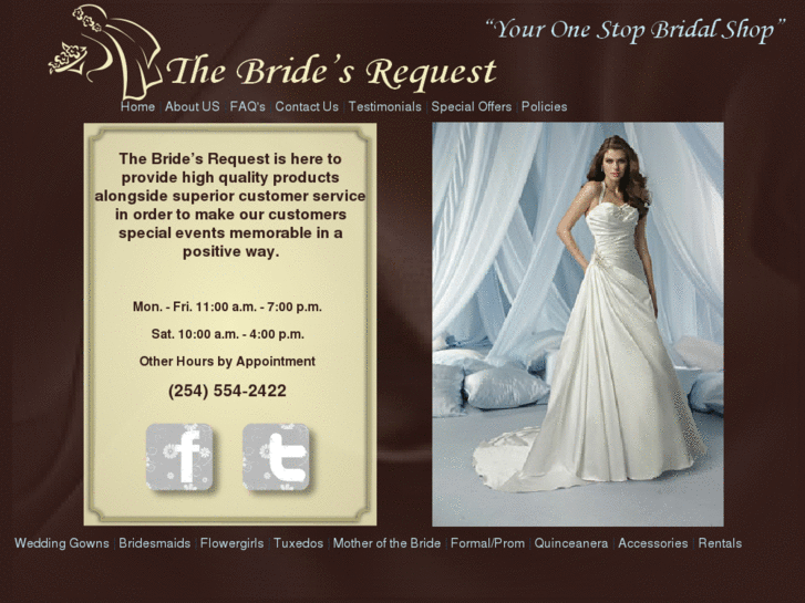 www.bridesrequestandmore.com