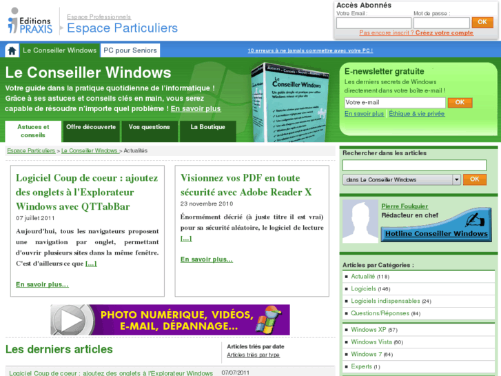 www.conseillerwindows.com