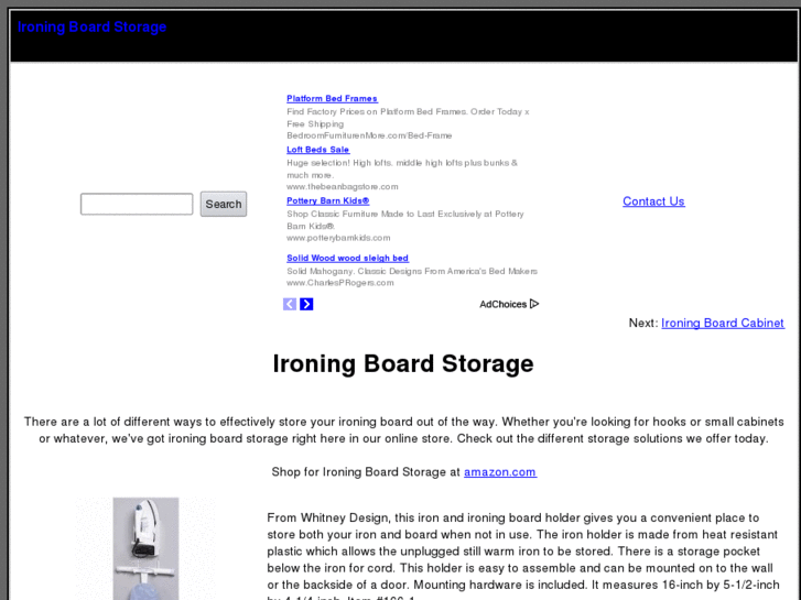 www.ironingboardstorage.com