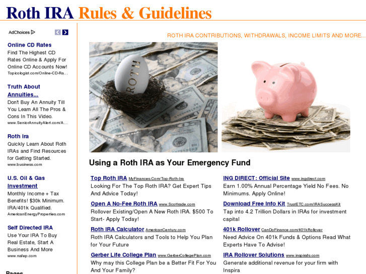 www.rothirarulesandguidelines.com