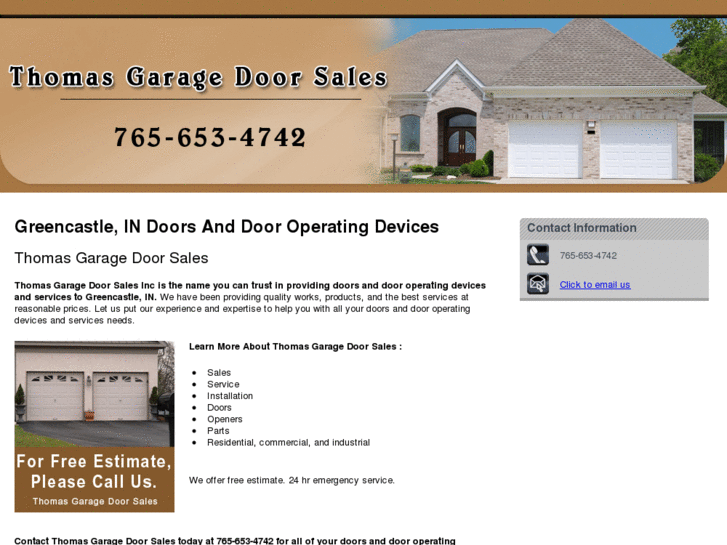 www.thomasgaragedoorsales.com