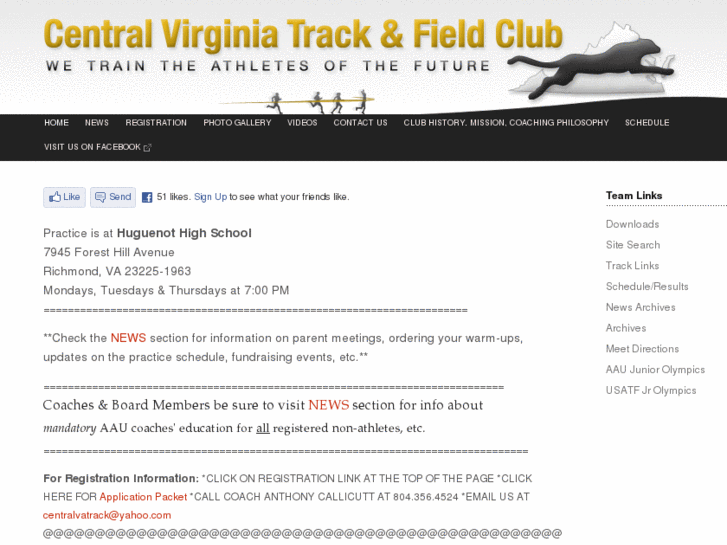 www.centralvatrack.com