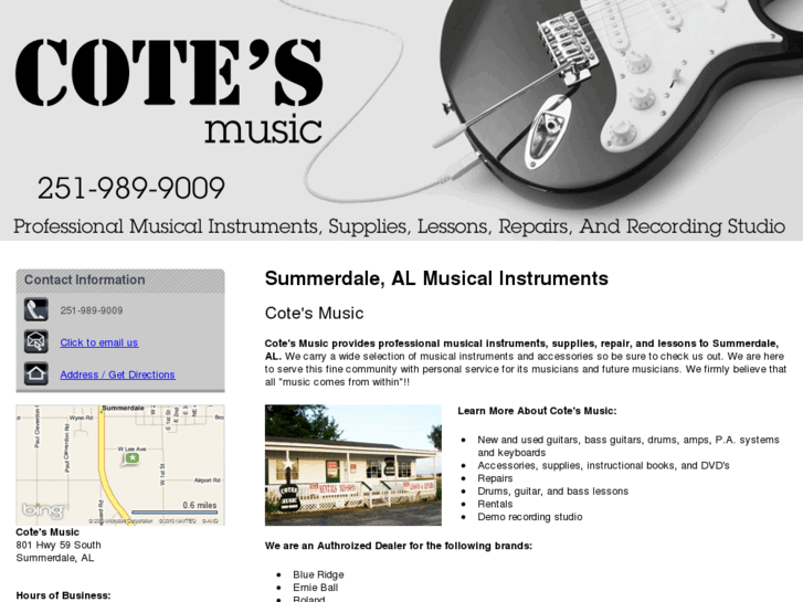 www.cotesmusic.com