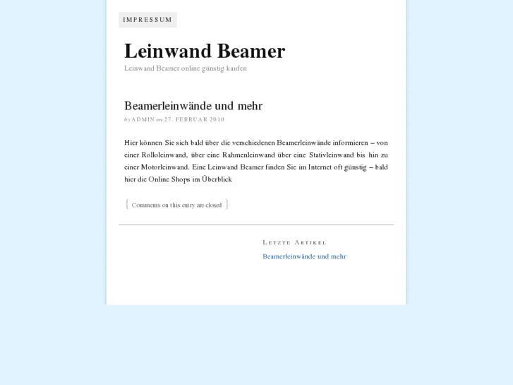 www.leinwandbeamer.com