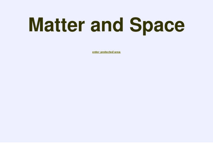 www.matterandspace.com