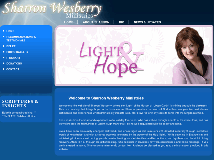 www.sharronwesberry.org