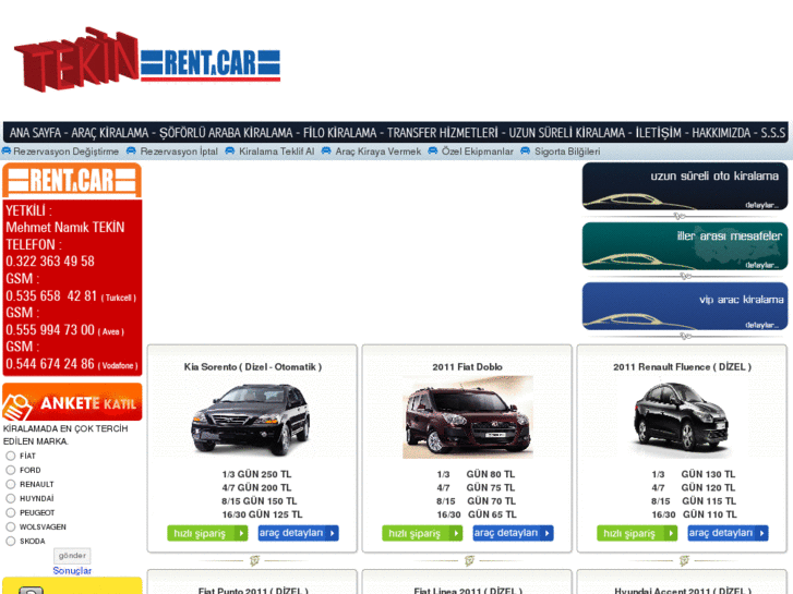 www.tekinrentacar.com