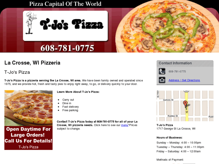 www.tjospizzlacrosse.com