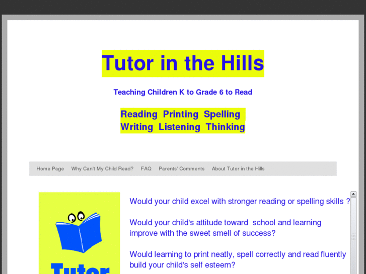 www.tutorinthehills.com