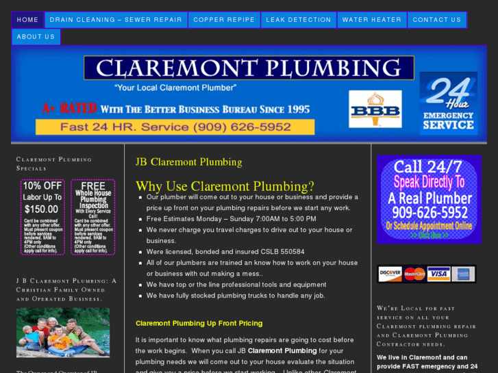 www.claremontplumbing.com