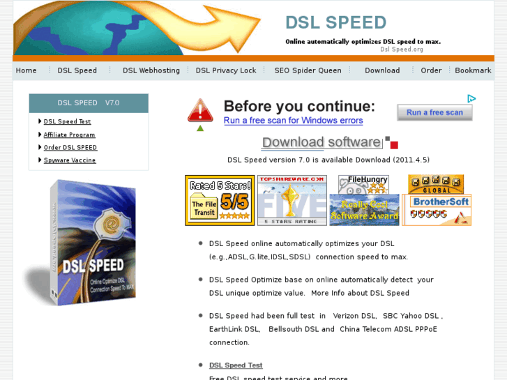 www.dsl-speed.net