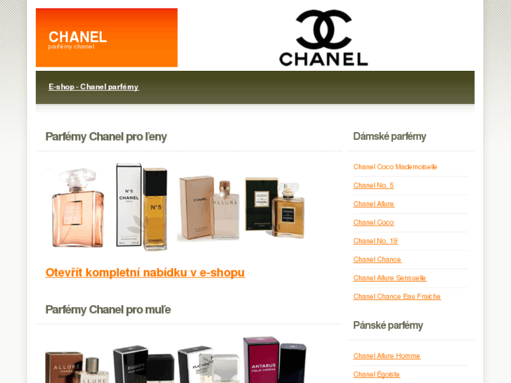 www.e-chanel.cz