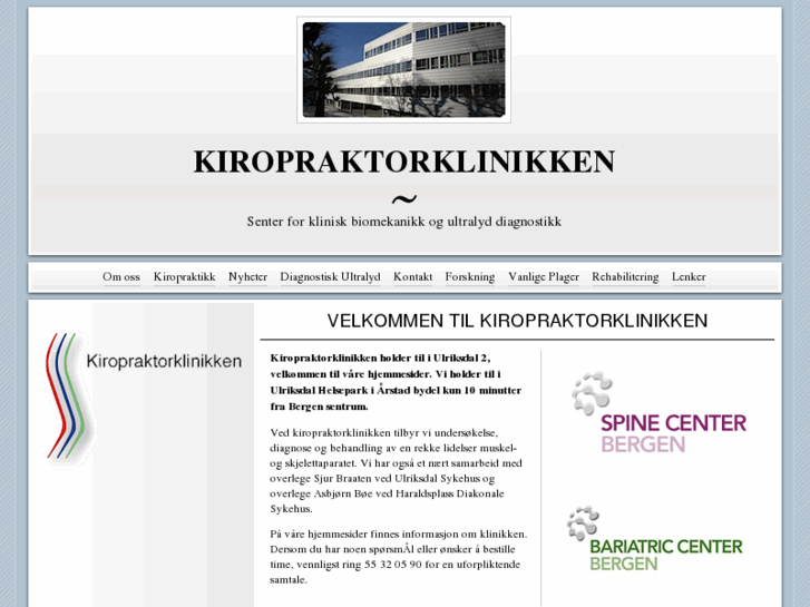 www.kiropraktorklinikken.org