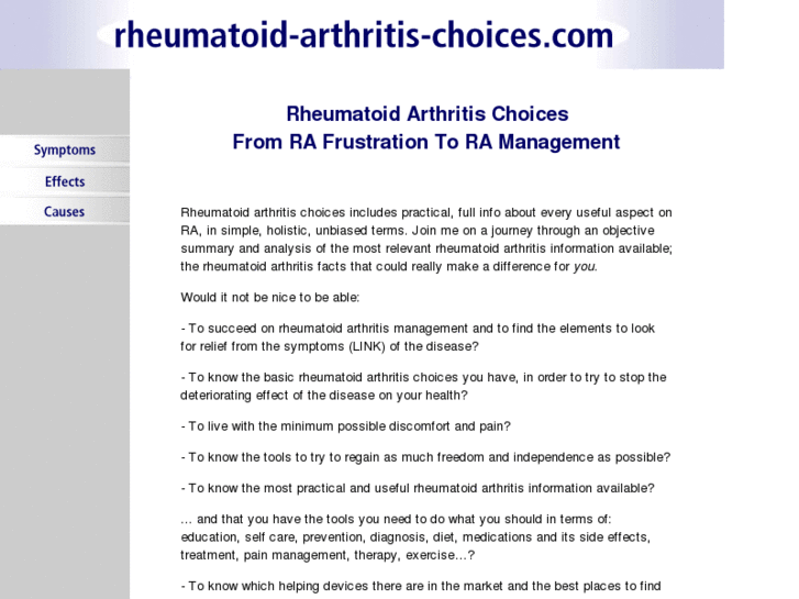 www.rheumatoid-arthritis-choices.com