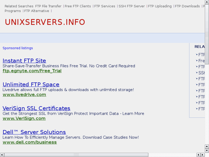 www.unixservers.info