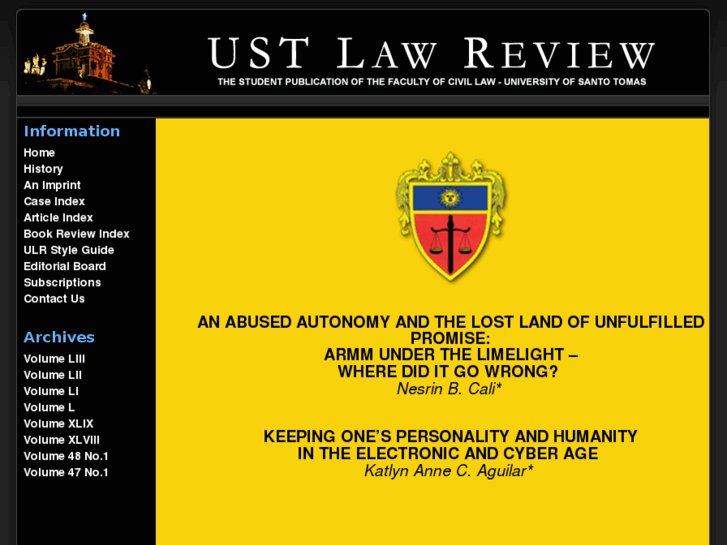 www.ustlawreview.com