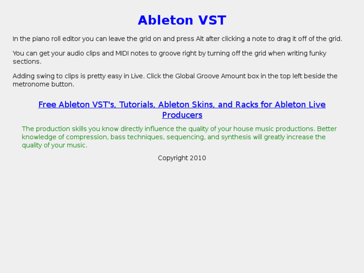www.abletonvst.com