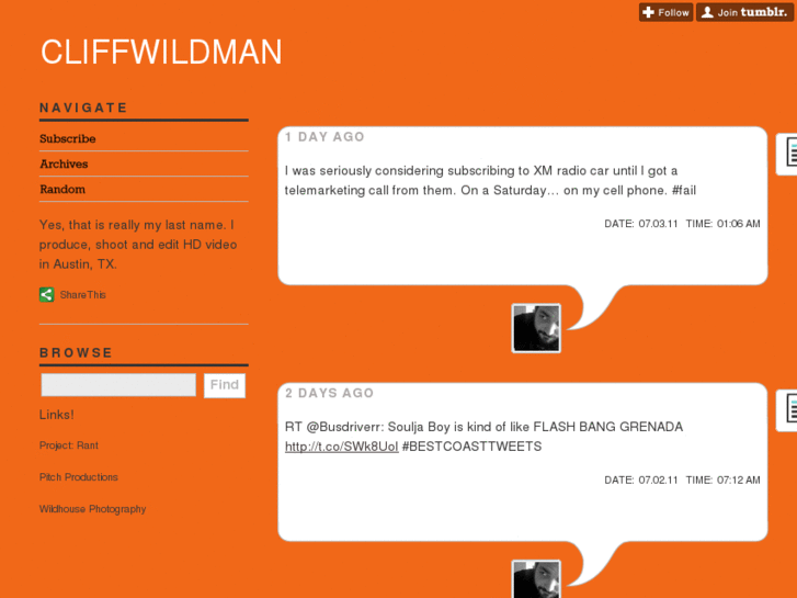 www.cliffwildman.com