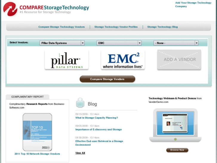 www.comparestoragetechnology.com