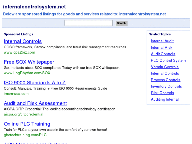 www.internalcontrolsystem.net