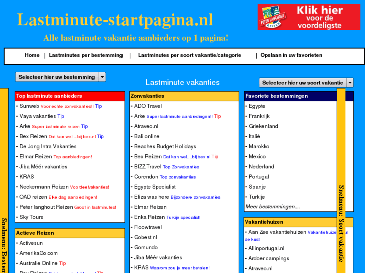 www.lastminute-startpagina.nl