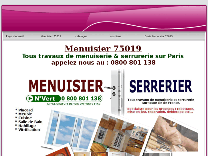 www.menuisier75019.net