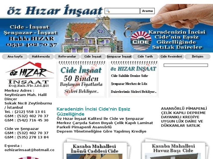 www.ozhizarinsaat.com