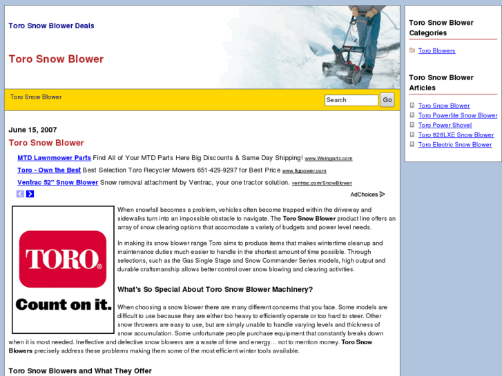 www.toro-snow-blower.com