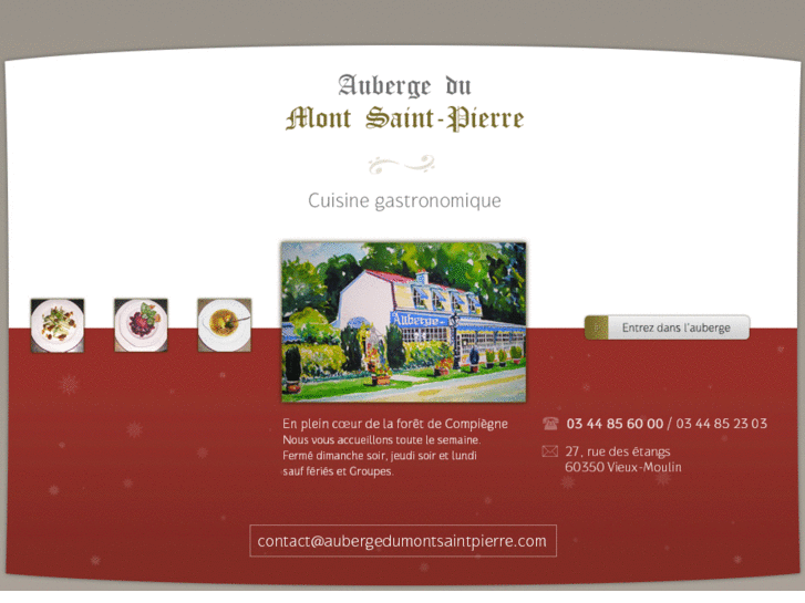 www.aubergedumontsaintpierre.com