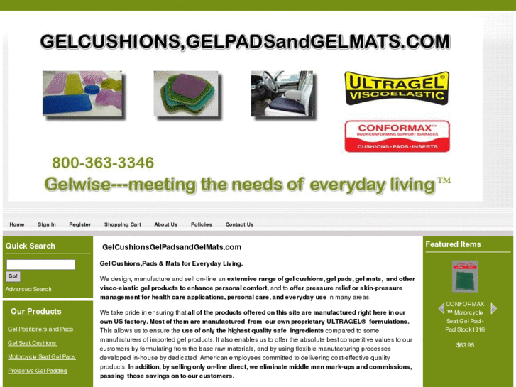 www.gelcushionsgelpadsandgelmats.com