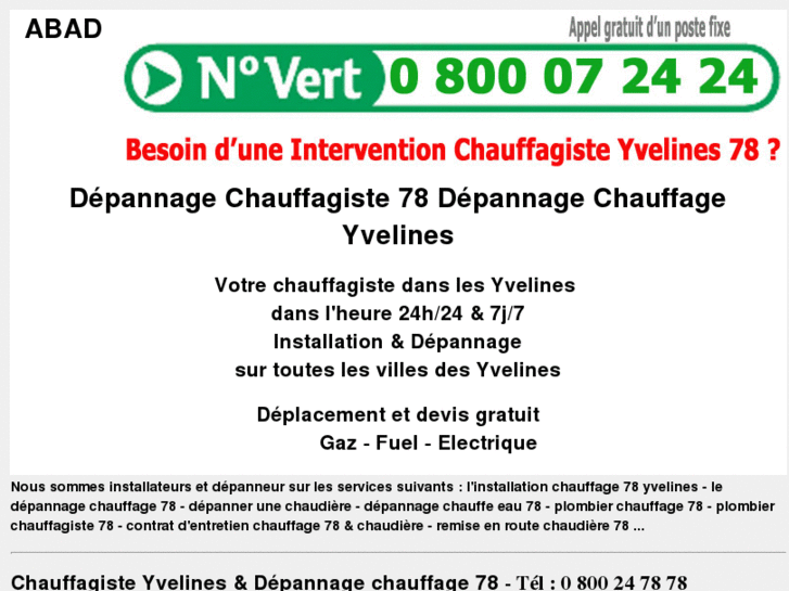 www.installateur-chauffagiste-78.com