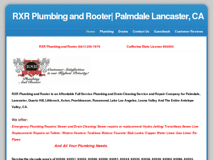 www.rxrplumbingandrooter.com