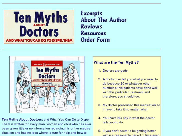 www.tenmythsaboutdoctors.com