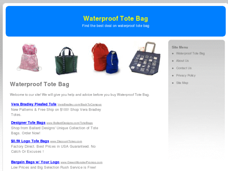 www.waterprooftotebag.com