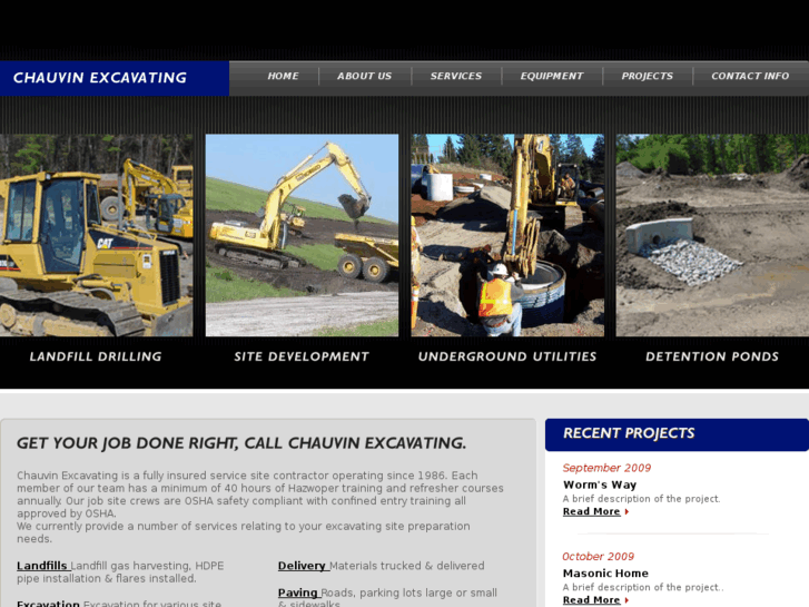 www.chauvinexcavating.com