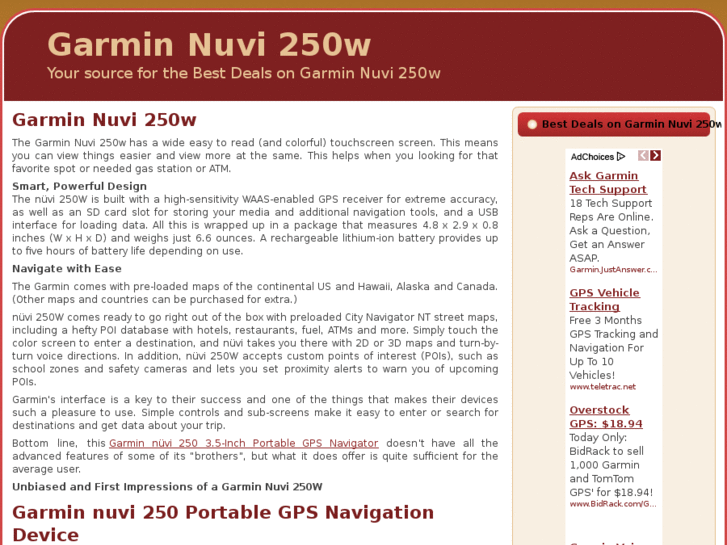 www.garminnuvi250w.com