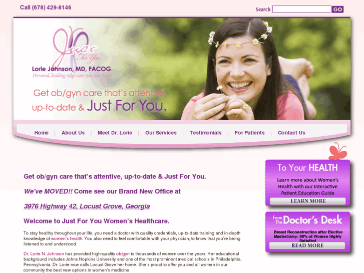 www.justforyouobgyn.com